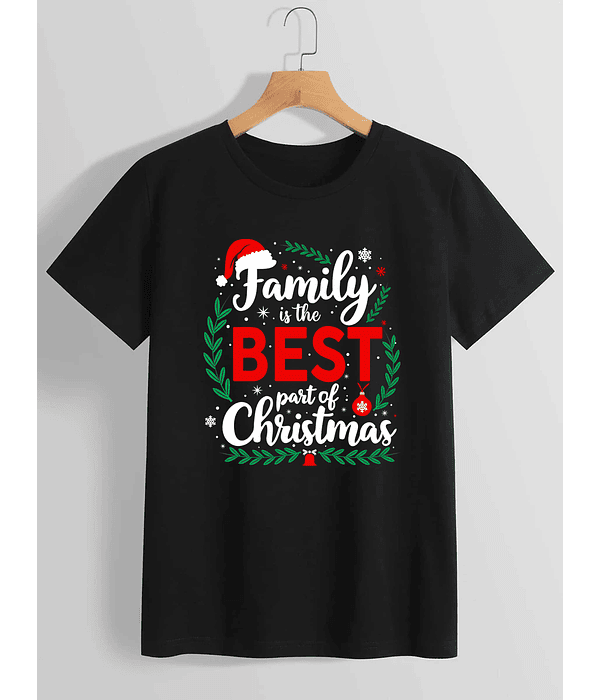 Polera navidad the best family