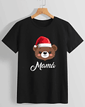Polera navidad oso personalizada