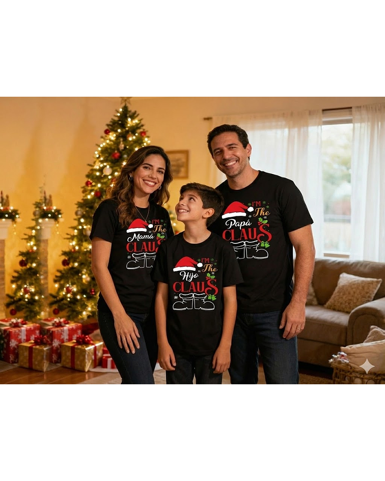 polera claus personalizada