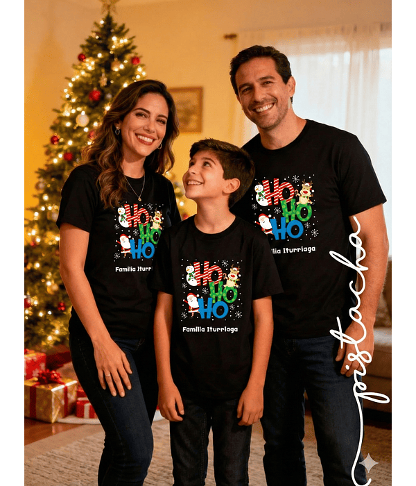 Pack 3 poleras navidad 