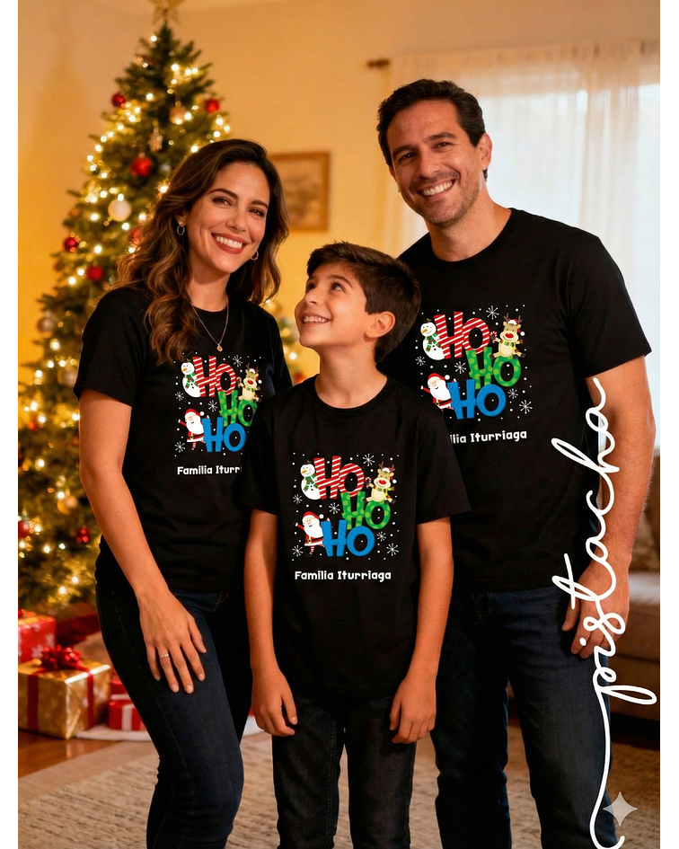 Pack 3 poleras navidad 