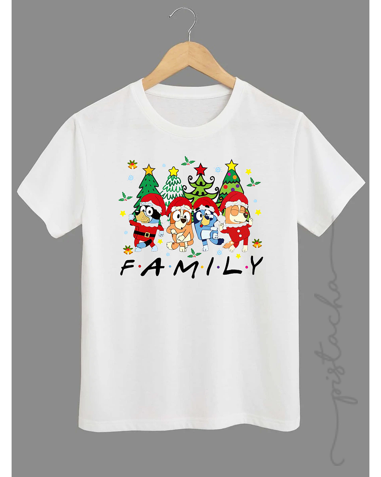 Pack 4 poleras navidad