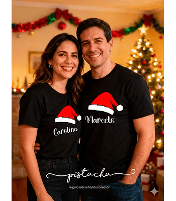 Pack 2 poleras navidad 