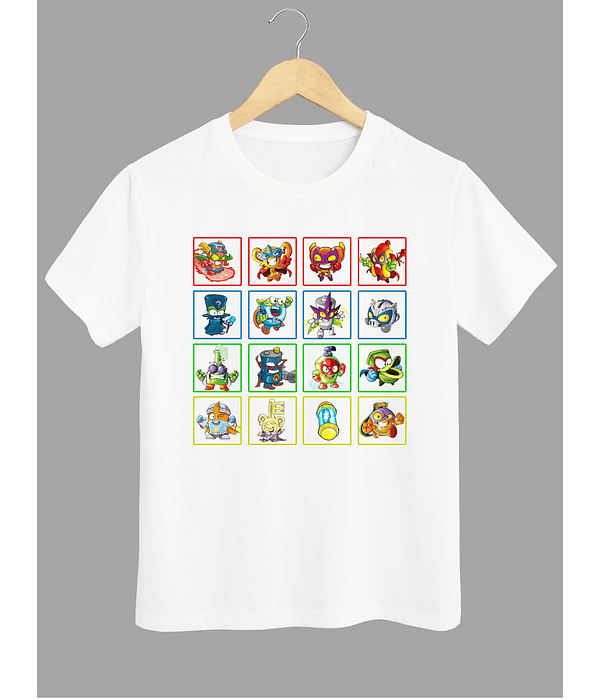 polera super zing cuadritos