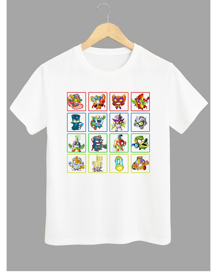 polera super zing cuadritos