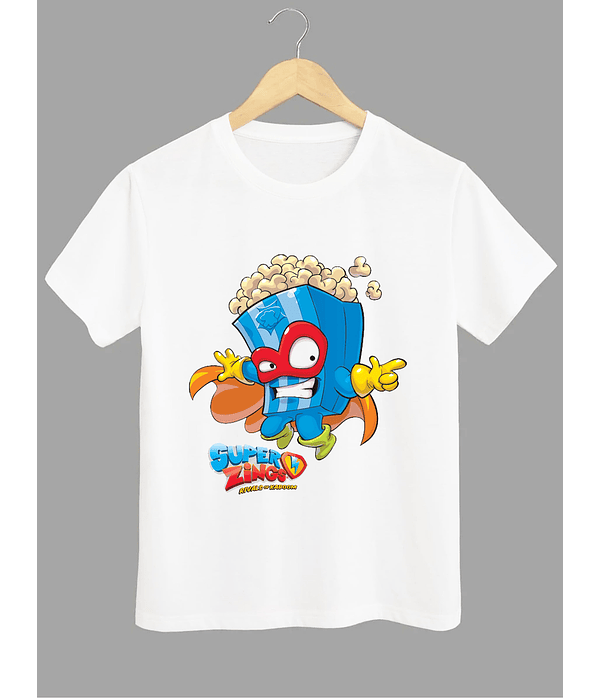 Polera super zings pop corn