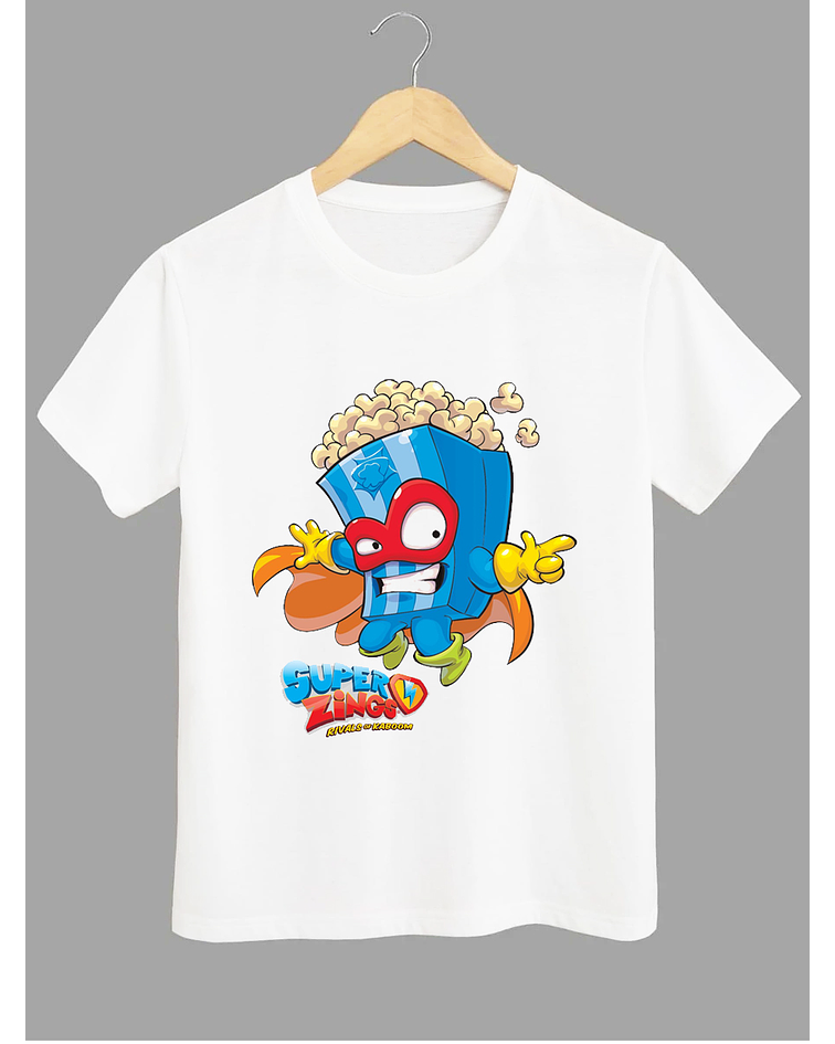 Polera super zings pop corn