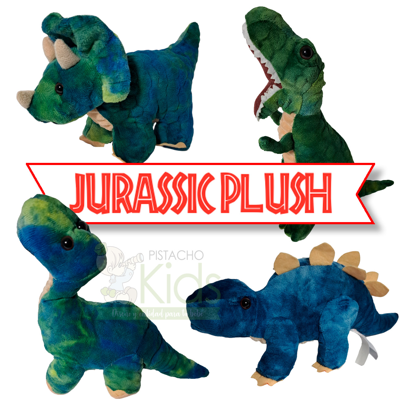 dinosaurios de plush