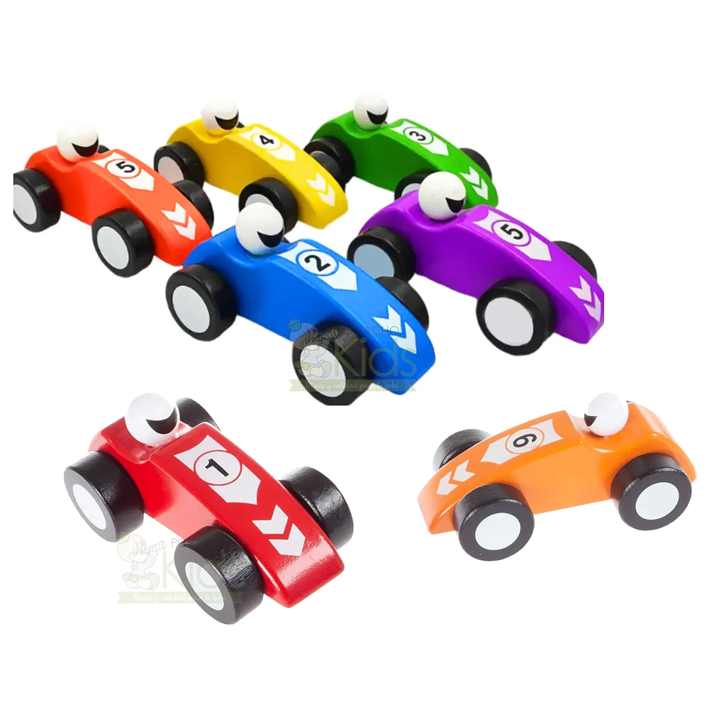 Autos de carrera madera (unidad)
