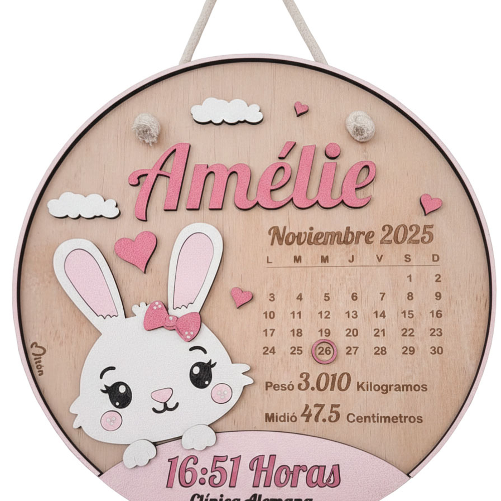 Cartel Madera Nacimiento