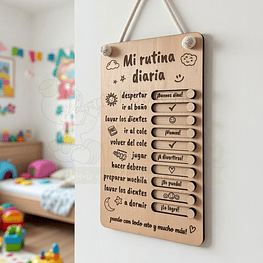 Checklist Montessori “Mi Rutina Diaria” — Modelo Estándar