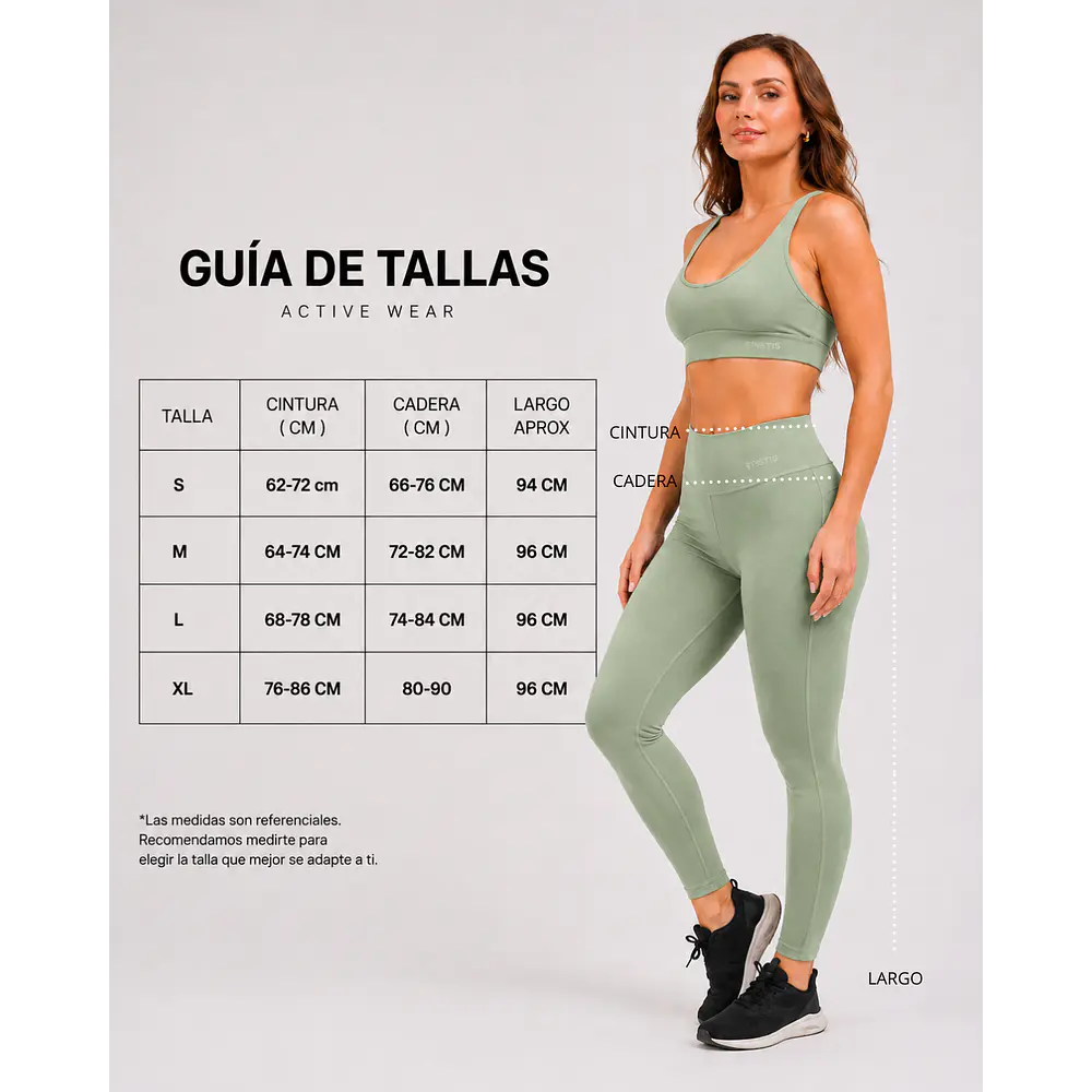 Calza Active Negro