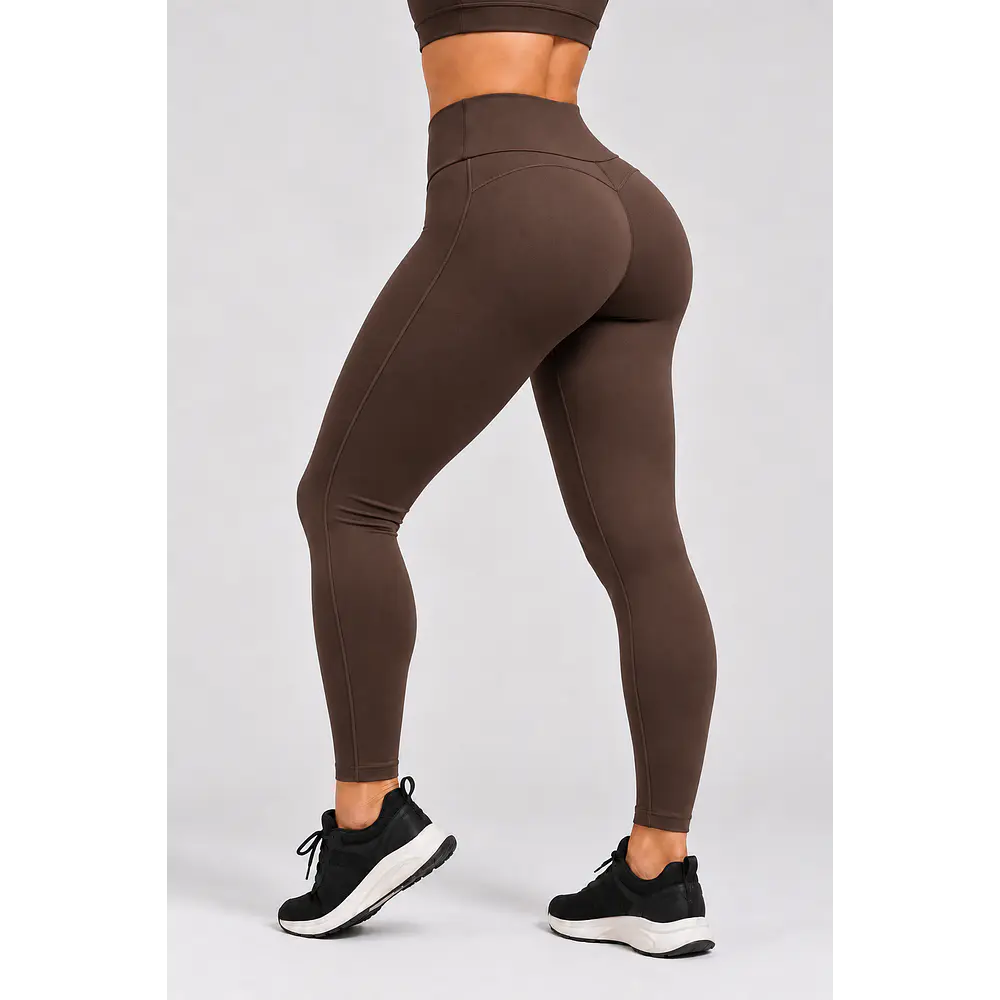 Calza Confort sin costura chocolate