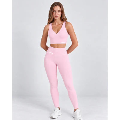 Calza Confort sin costura rosado
