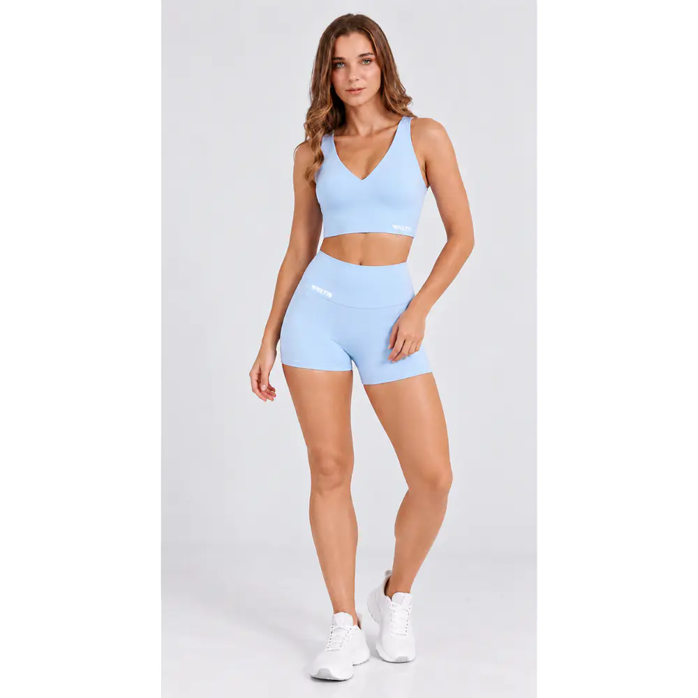 Short Comfort sin costuras celeste