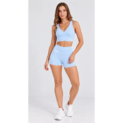 Short Comfort sin costuras celeste