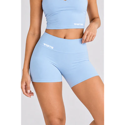 Short Comfort sin costuras celeste
