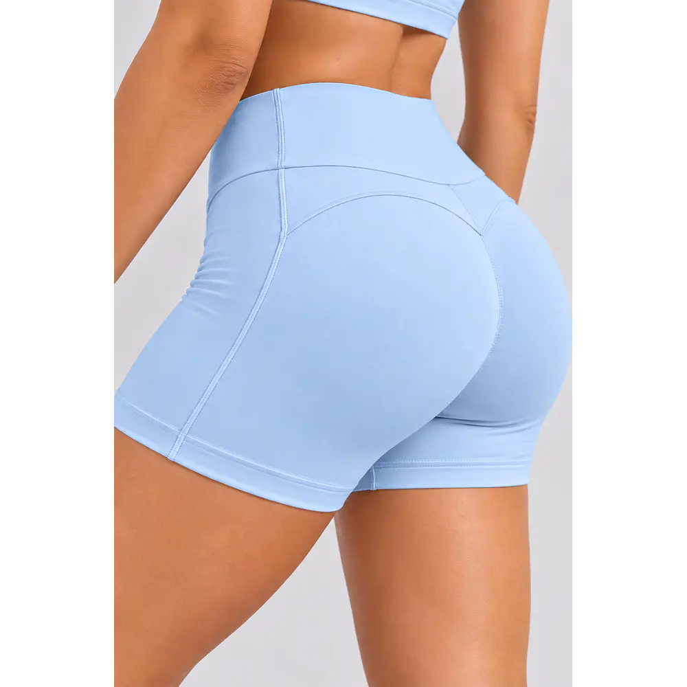 Short Comfort sin costuras celeste