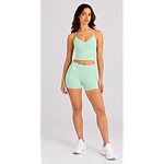 Short Comfort sin costuras verde manzana