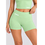 Short Comfort sin costuras verde manzana