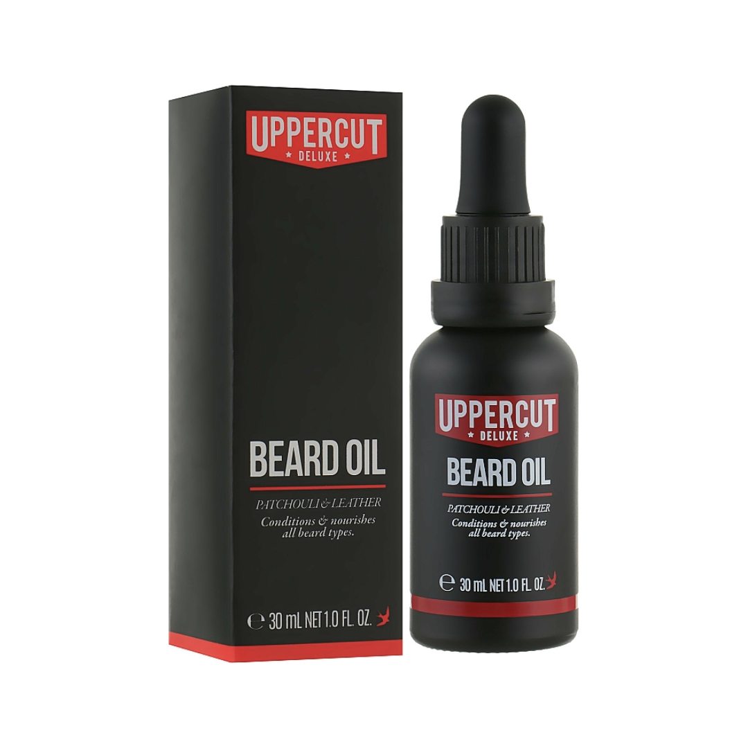 Aceite para barba Pachulí y Cuero - Uppercut Deluxe