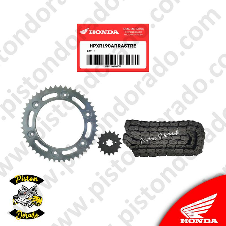 Kit de sistema de arrastre XR190L Honda Original 1