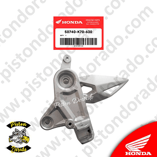 Base de estribo izquierdo de conductor CB190R V2 Honda Original