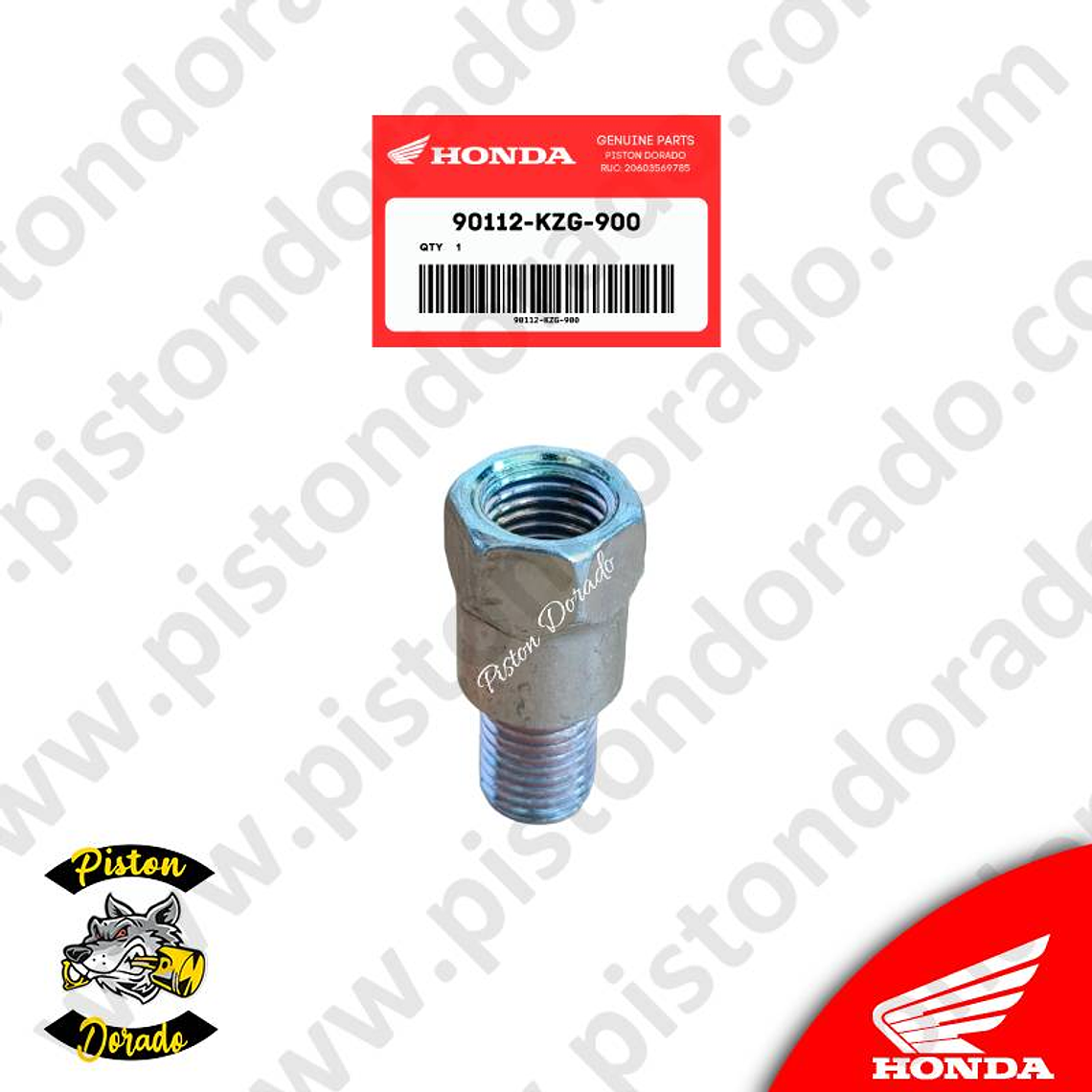Adaptador de espejo izquierdo CB190R y CBF125 TWISTER Honda Original 1