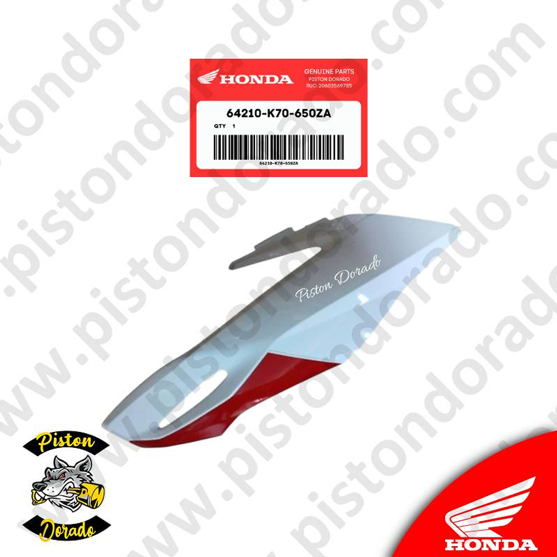 Adorno de faro delantero izquierdo Repsol CB190R V2 Honda Original 1