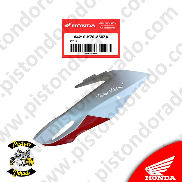 Adorno de faro delantero izquierdo Repsol CB190R V2 Honda Original 1