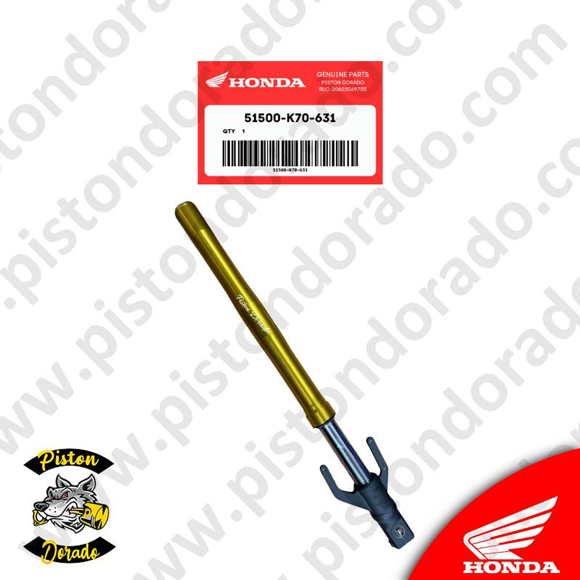 Barra delantera izquierdo CB190R V2 Honda Original 1