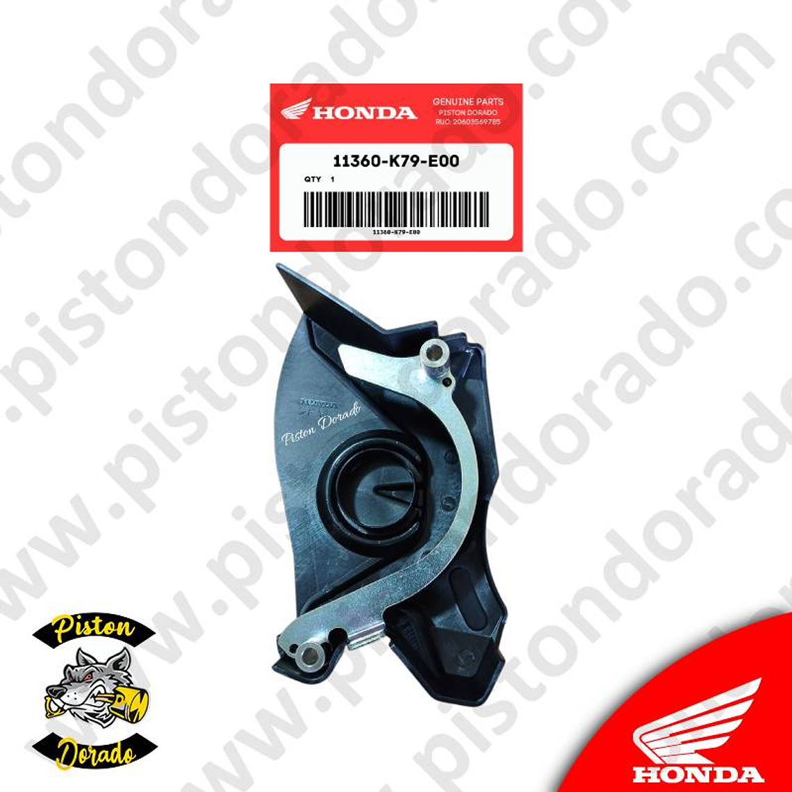 Cubierta izquierda de piñon de arrastre XR190L Honda Original 2