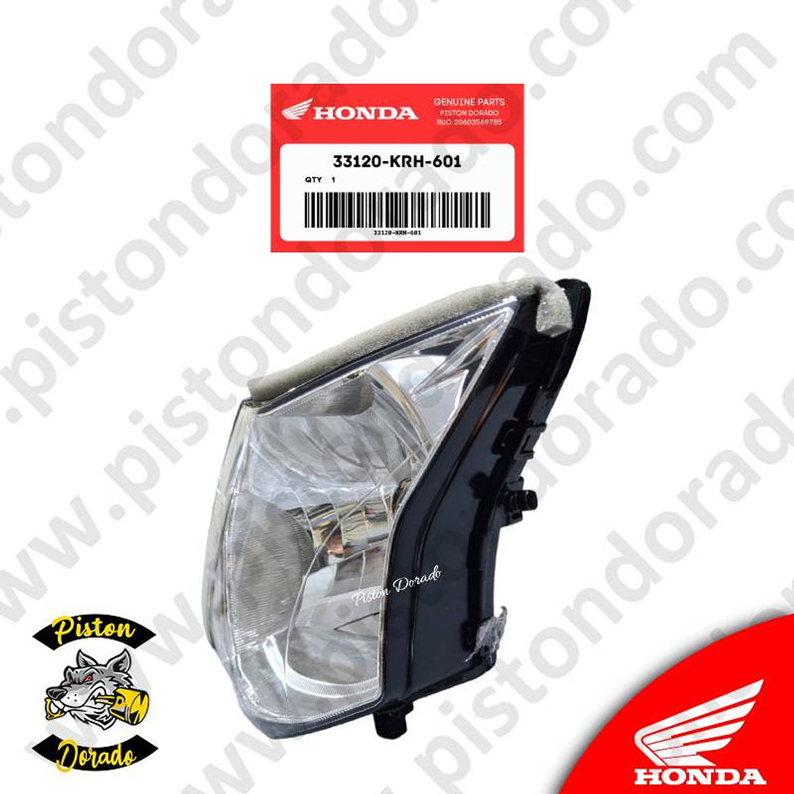 Faro delantero XR190 y XR150L Honda Original 2