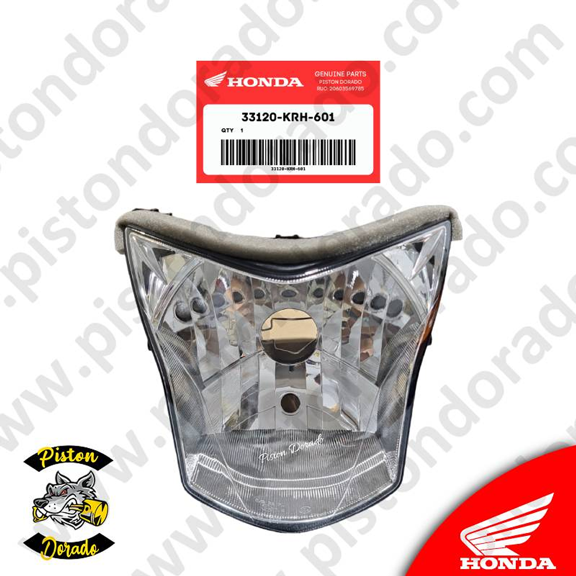 Faro delantero XR190 y XR150L Honda Original 1