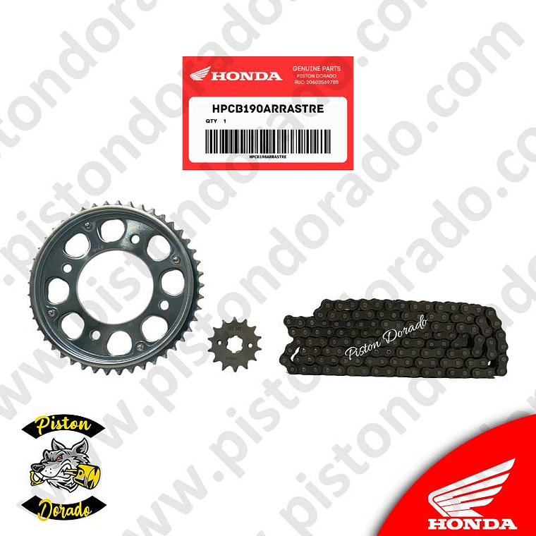 Kit de sistema de arrastre CB190R Honda Original 1