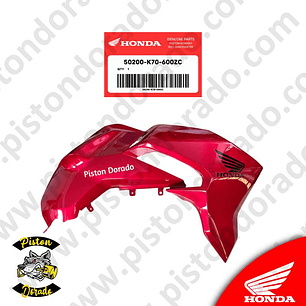 Cubierta de tanque derecho rojo CB190R V1 Honda Original