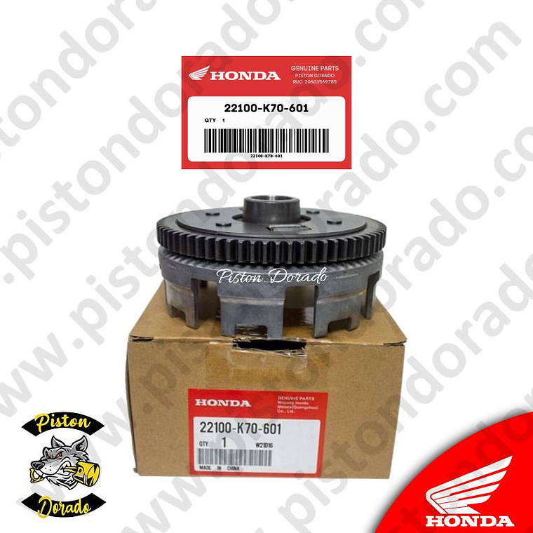 Cremallera CB190R y XR190 Honda Original 3