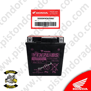 Bateria YUASA (YTX7L-BS) Honda Original