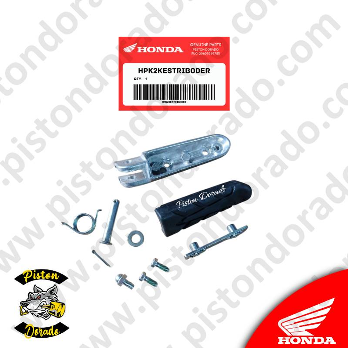 Kit de estribo derecho CB300 TWISTER – CB190R 2.0 y NX190 Honda Original 1