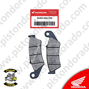 Juego de pastillas de freno delanteras XR125L/XR150L/XR190/CTX200/TORNADO250 Honda Original