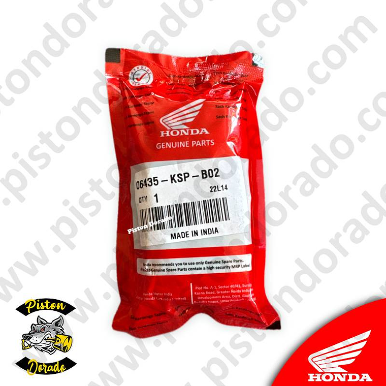 Juego de pastillas posterior CBF150 INVICTA – CB190R y otros Honda Original 4