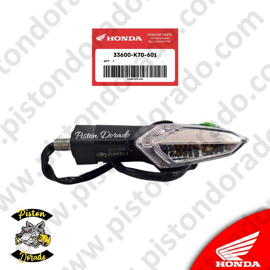 Intermitente posterior derecho CB190R Honda Original 1