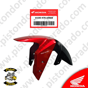 Tapabarro delantero rojo CB190R V1 Honda Original