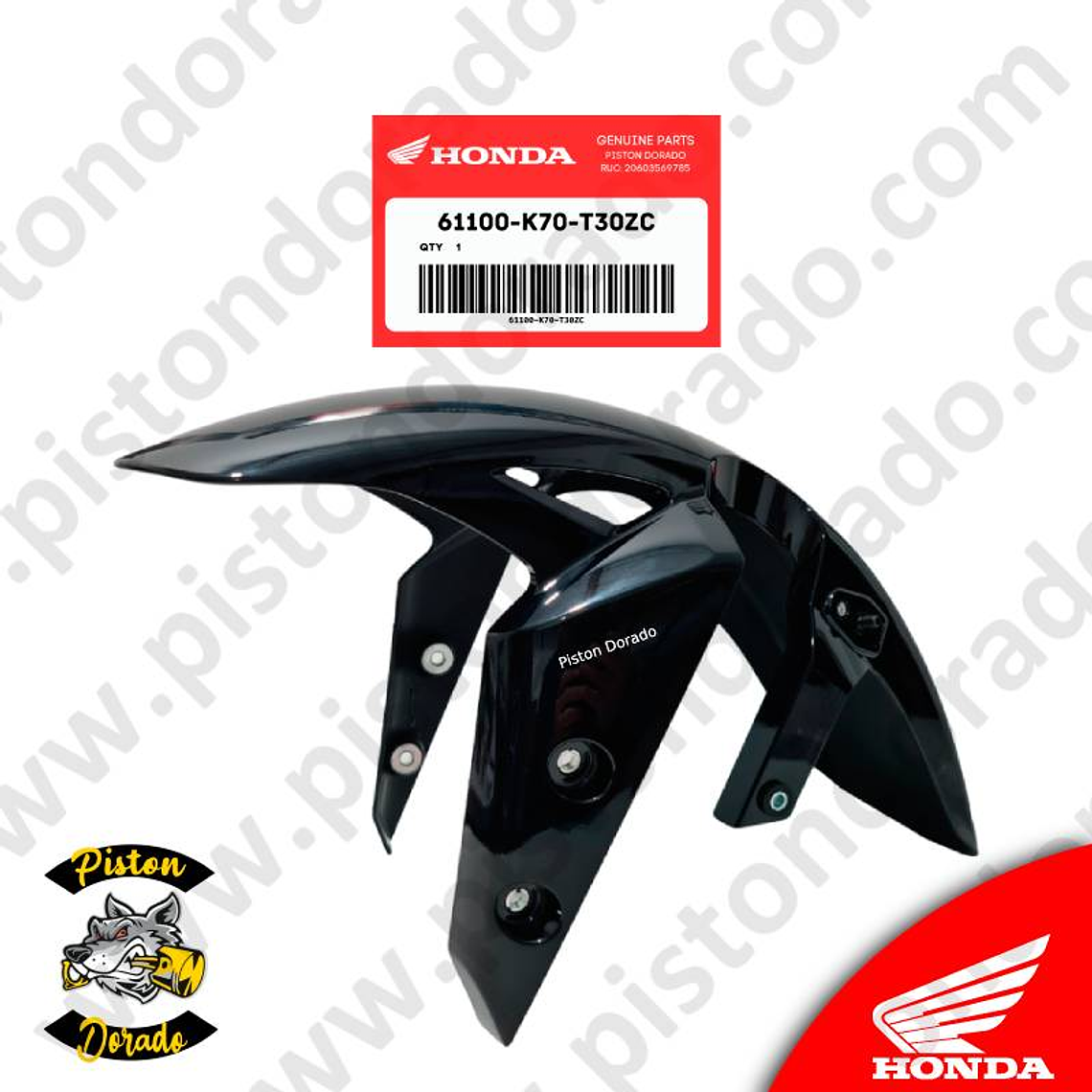 Tapabarro delantero azul CB190R V2 Honda Original 1