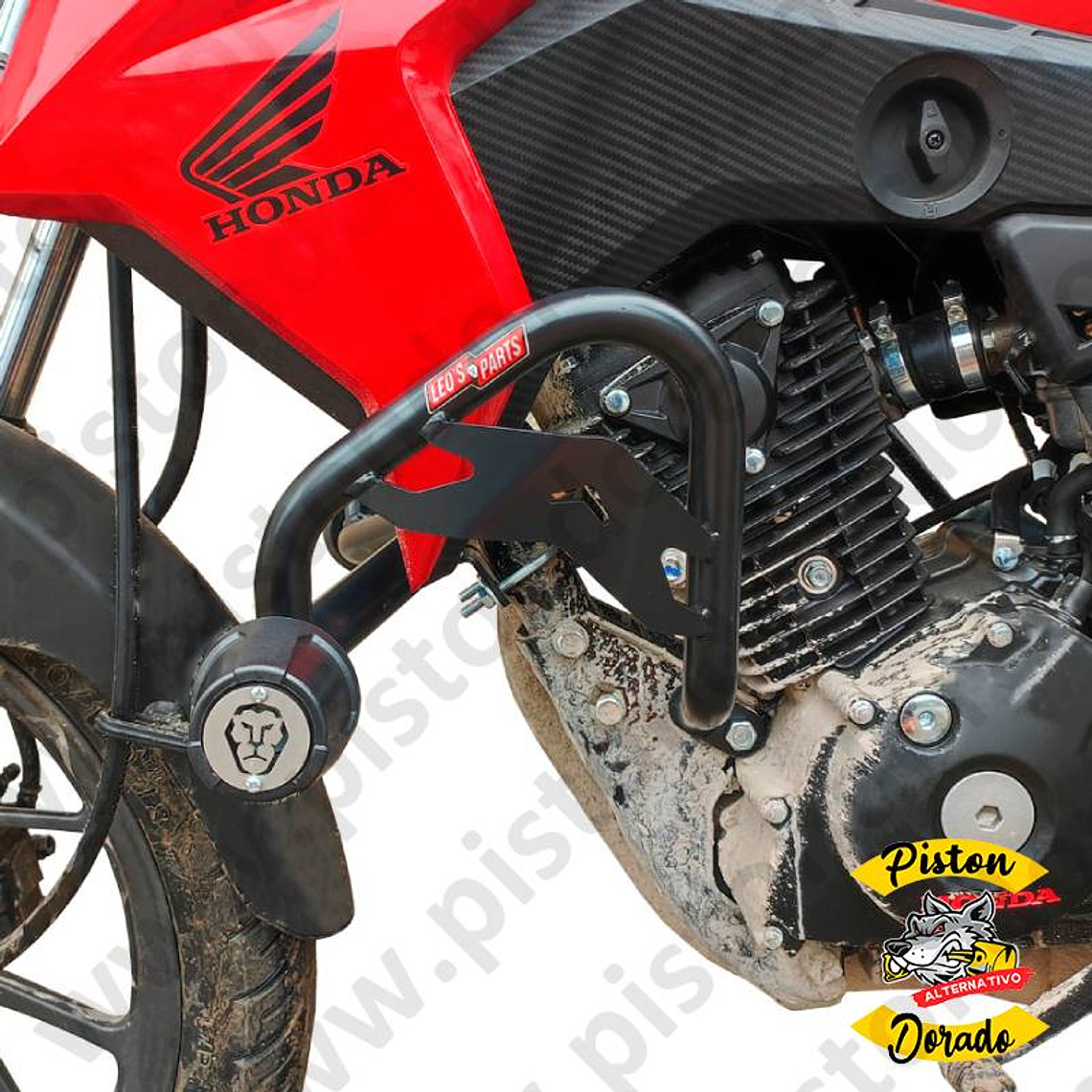 Slider modelo pequeño Rojo CB190R V2 y CBF125 TWISTER 2