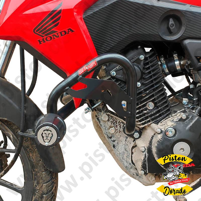 Slider modelo pequeño Rojo CB190R V2 y CBF125 TWISTER 2