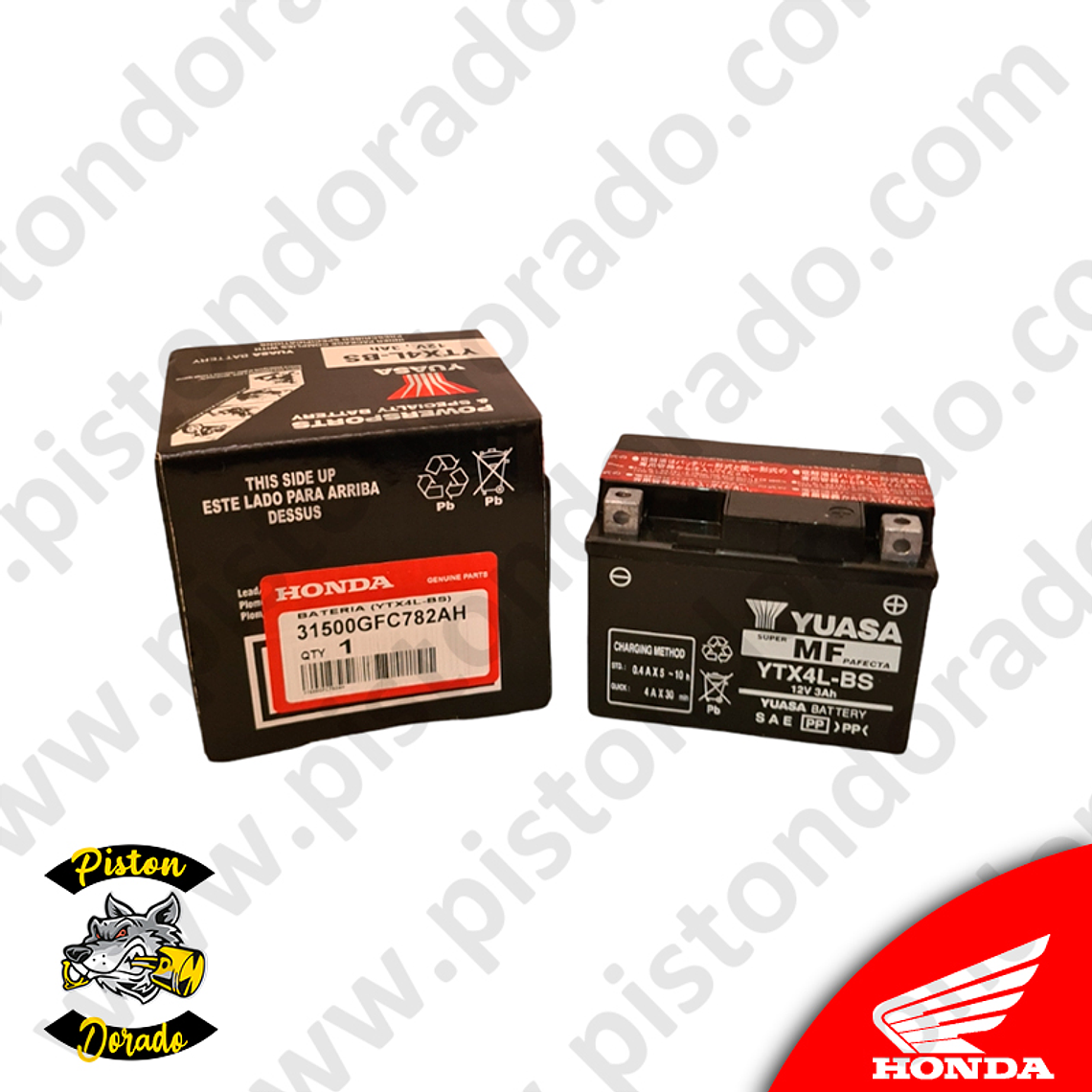 Batería YUASA (YTX4L-BS) Honda Original 1
