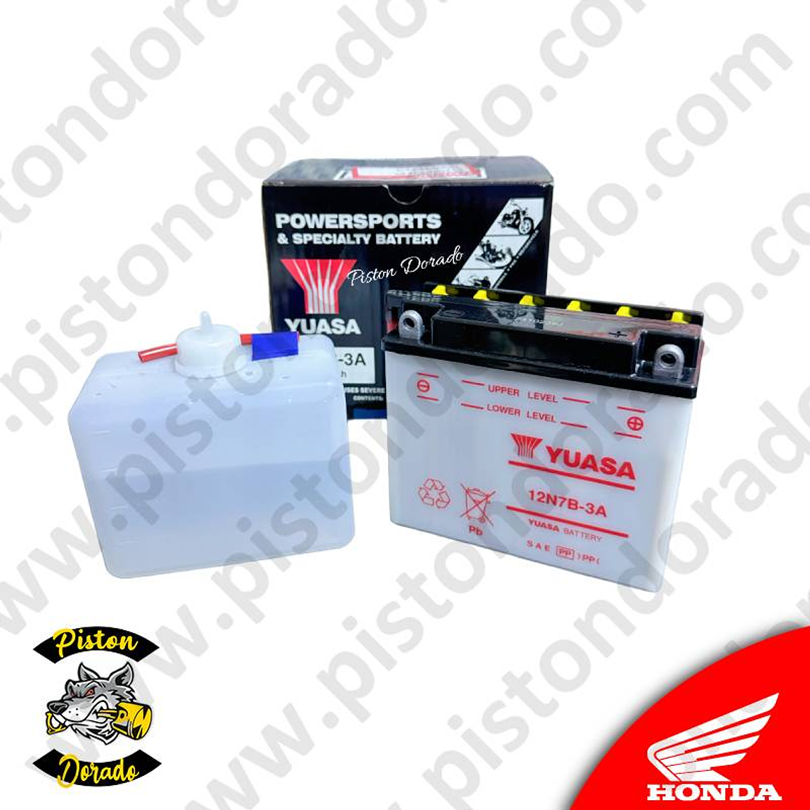 Bateria YUASA (12N7B-3A) Honda Original 3