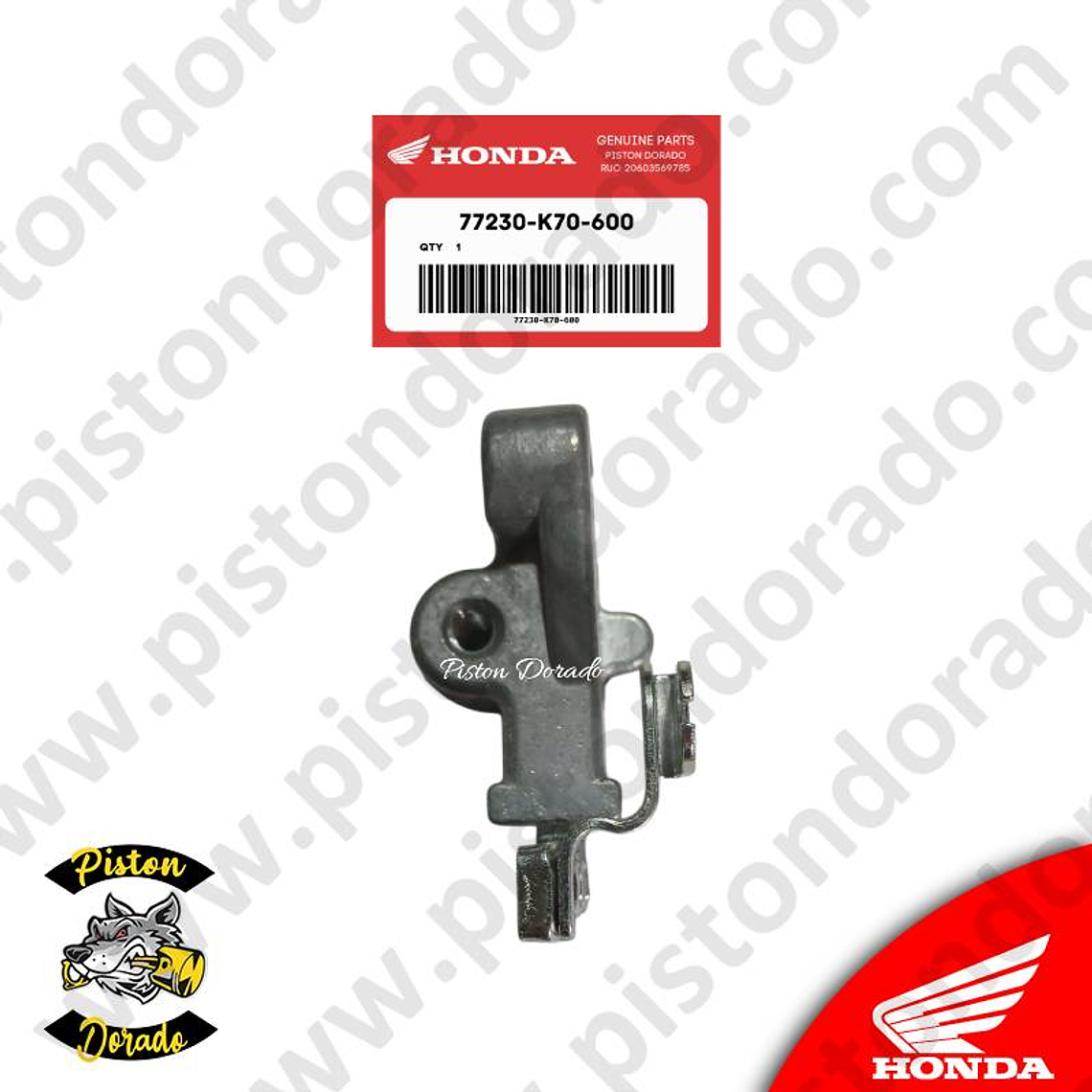 Gancho de cierre de asiento CB190R V1 Honda Original 3