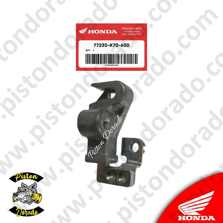 Gancho de cierre de asiento CB190R V1 Honda Original 2